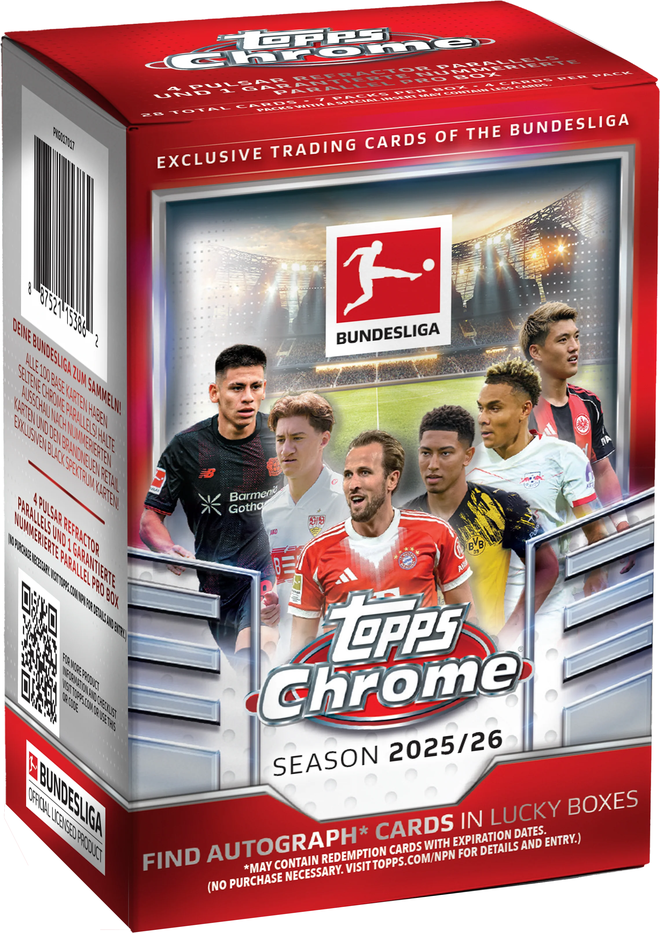Topps Bundesliga Chrome 25/26 Value Box