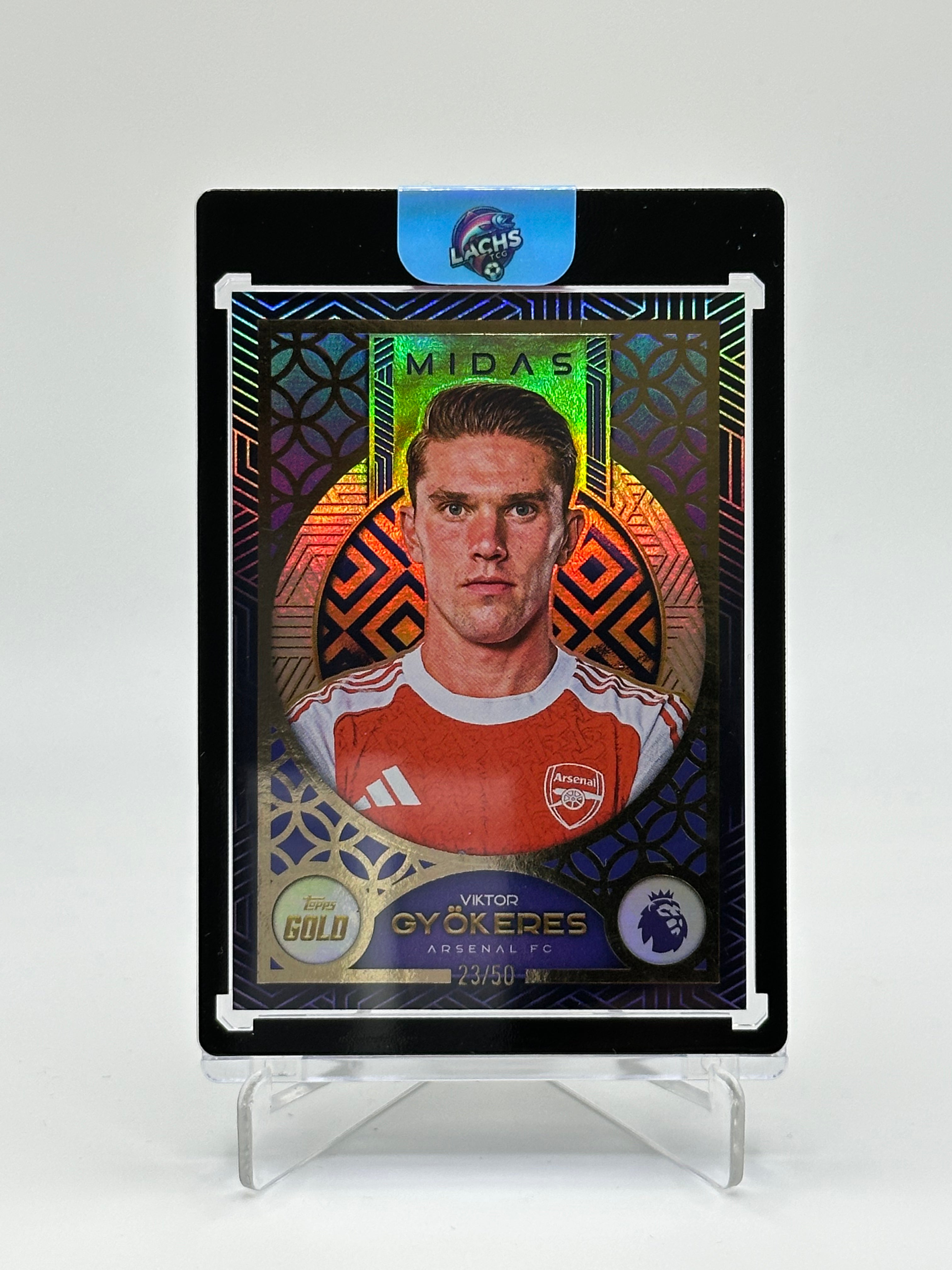 Viktor Gyökeres /50 Midas - Arsenal - Topps Premier League Gold 25/26