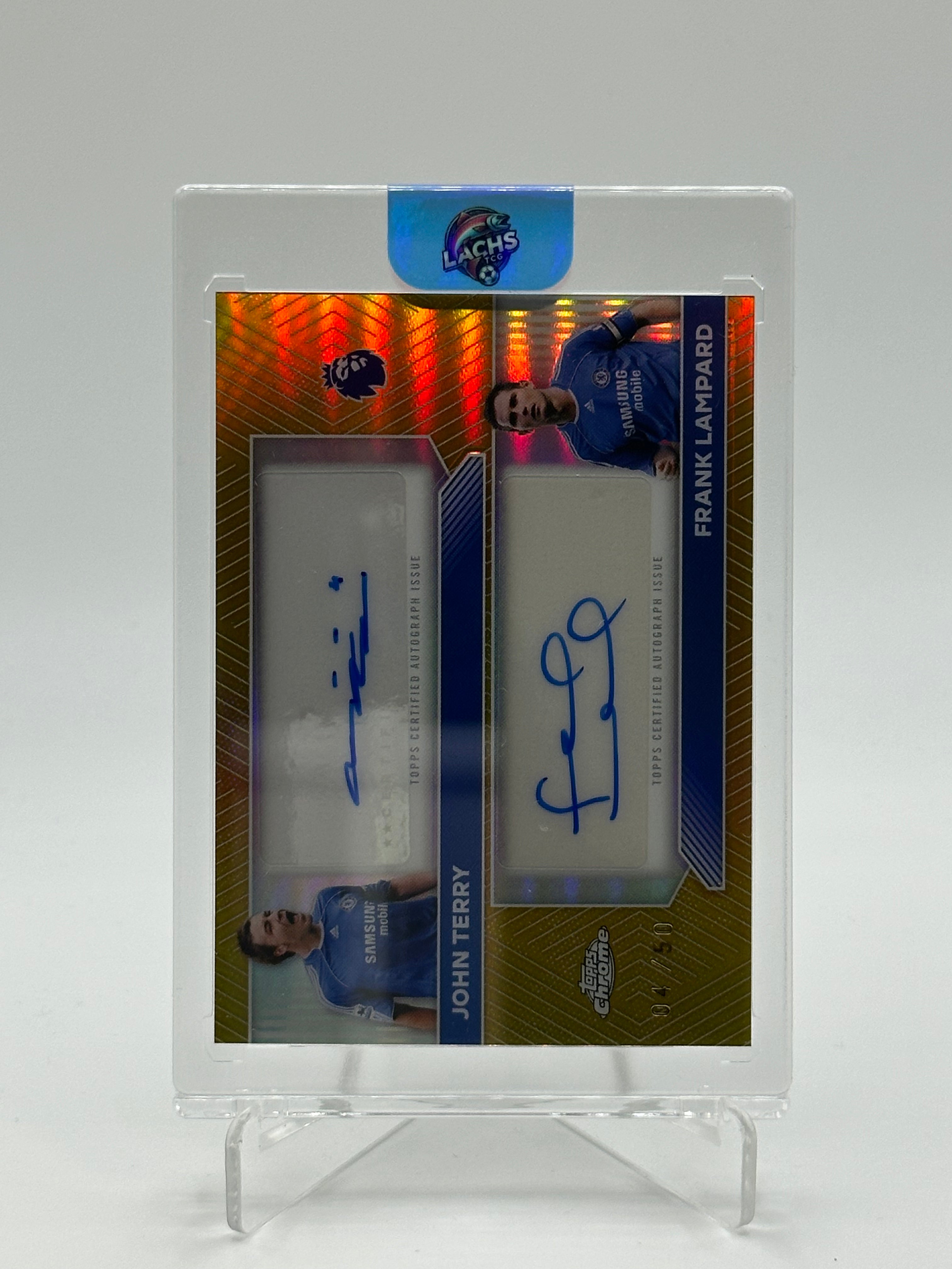 Lampard / Terry Dual Auto /50 - Chelsea FC - Topps Premier League Chrome 25/26