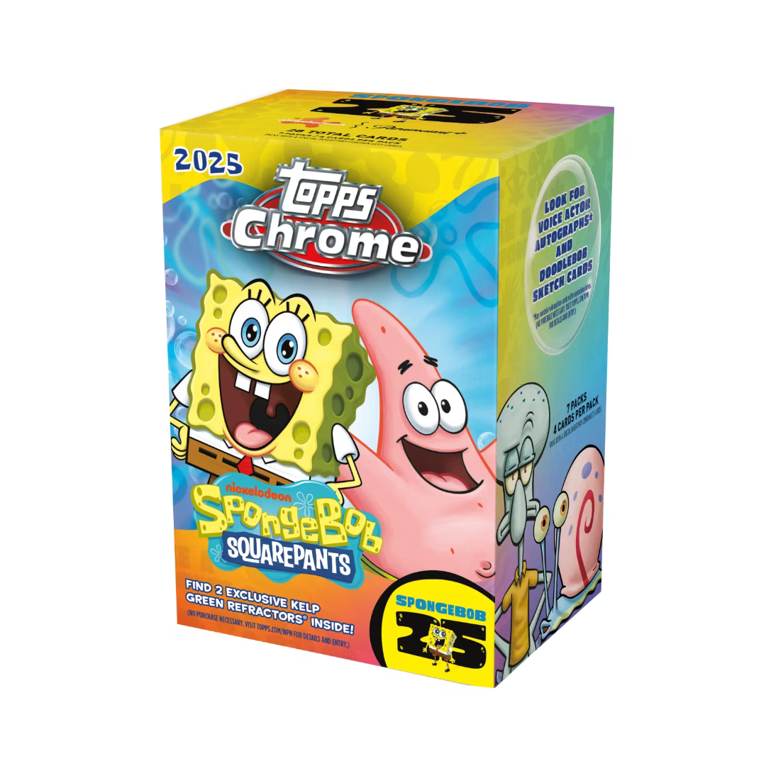 Topps Chrome Spongebob Value Box